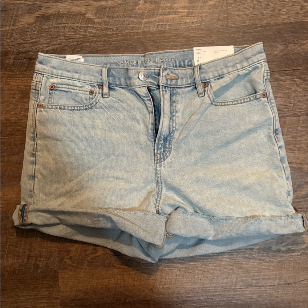 Brand New American Eagle Light Blue Denim Shorts
